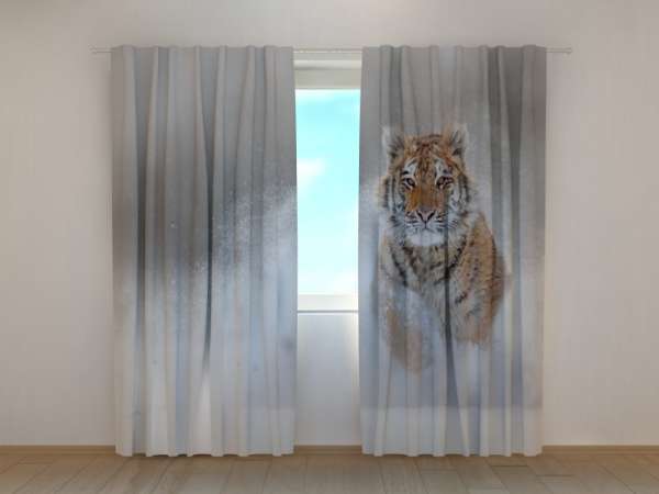 Rideau imprimé : TIGRE DE SIBERIE 3