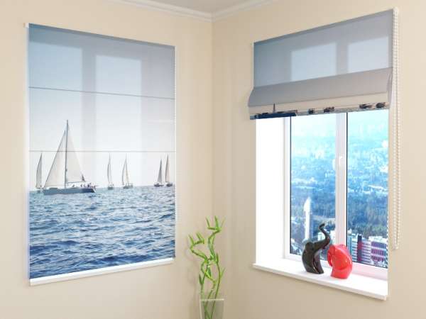 Store Romain : VOILIERS EN MER