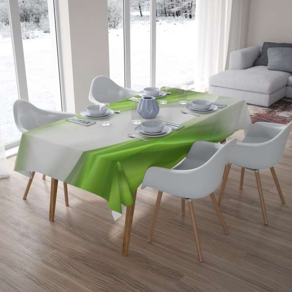 Nappe de table : ABSTRACTION VERTE