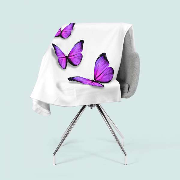 Couverture : PAPILLONS VIOLES