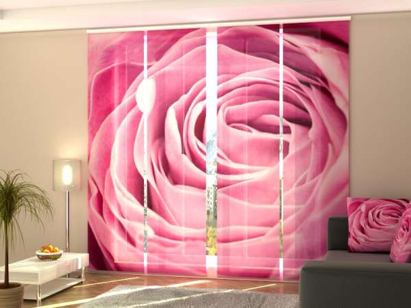 Rideau coulissant (1-4 pcs.) : ROSE ROSE