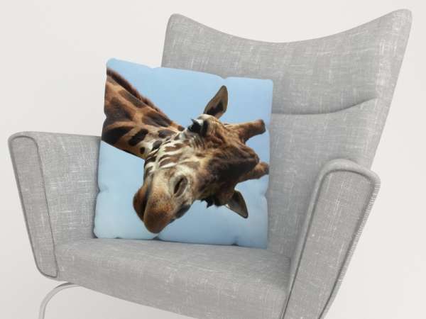 Housse de coussin : GIRAFE