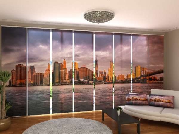 Rideau coulissant (1-8 pcs.) : ORAGE SUR NEW YORK