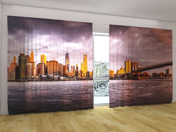 Rideau grand format : ORAGE SUR NEW YORK