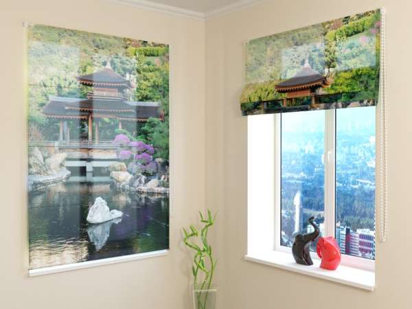Store Romain : ARCHE DE JARDIN EXTREME-ORIENTALE