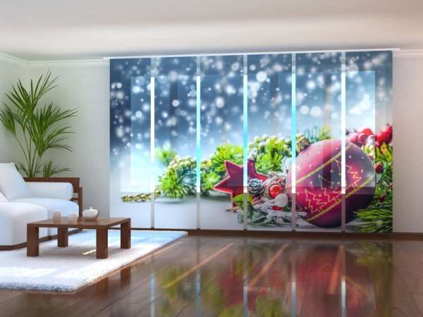 Rideau coulissant (1-6 pcs.) : DÉCORATIONS DE NOËL ET NEIGE