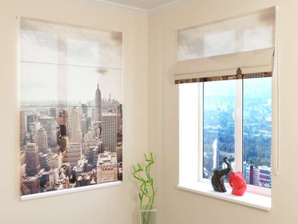 Store Romain : VUE AÉRIENNE DE MANHATTAN