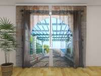 Aperçu: Rideau en mousseline : BELLE VIEILLE GRÈCE Aperçu: Rideau en mousseline : BELLE VIEILLE GRÈCE