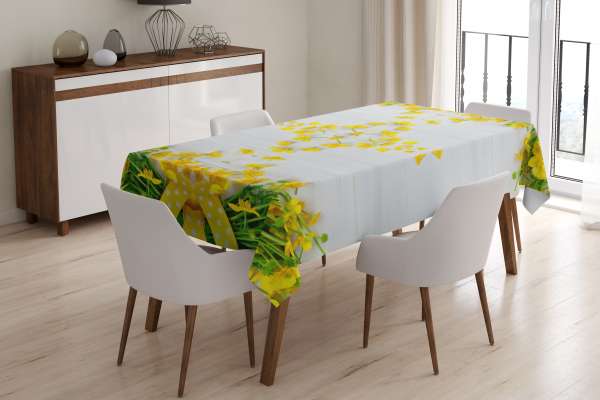 Nappe de table : JONQUILLE SUR LA TABLE