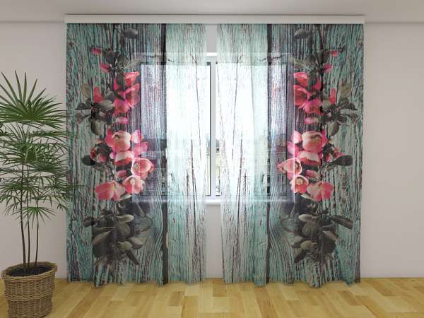 Rideau en mousseline : DUO ÉLÉGANT