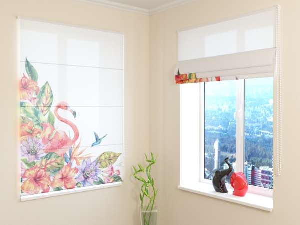 Store Romain : FLAMANT TROPICAL