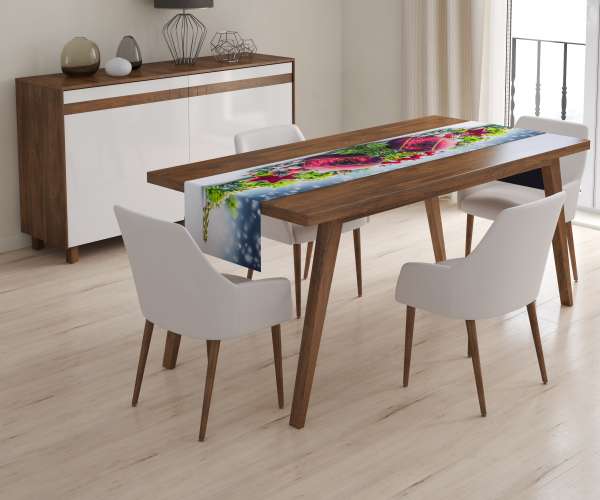 Chemin de table : DÉCORATIONS DE NOËL ET NEIGE