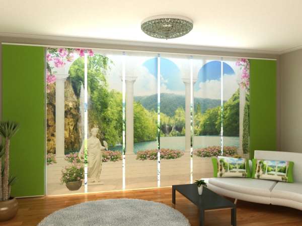 Rideau coulissant (1-8 pcs.) : ARC ANTIQUE SUR LA CASCADE