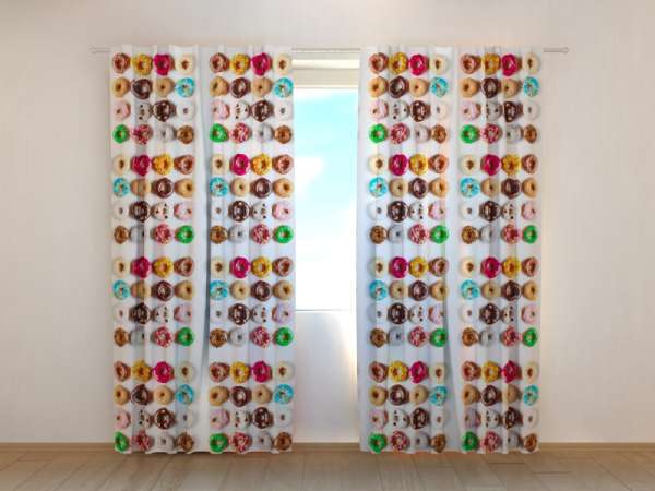Rideau imprimé : SWEET DONUTS