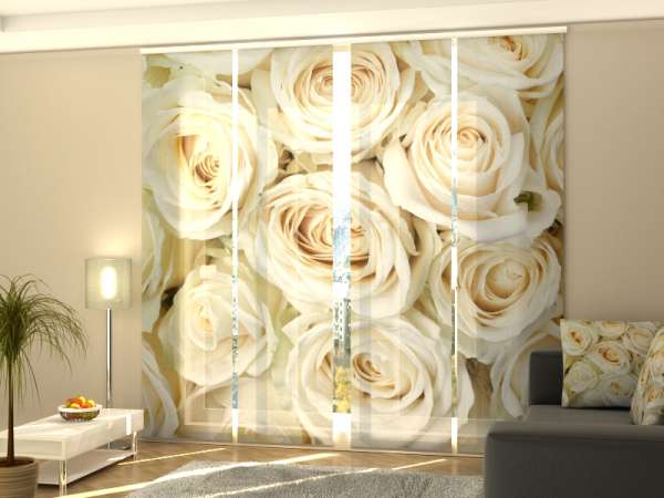 Rideau coulissant (1-4 pcs.) : CHAMPAGNES ROSES