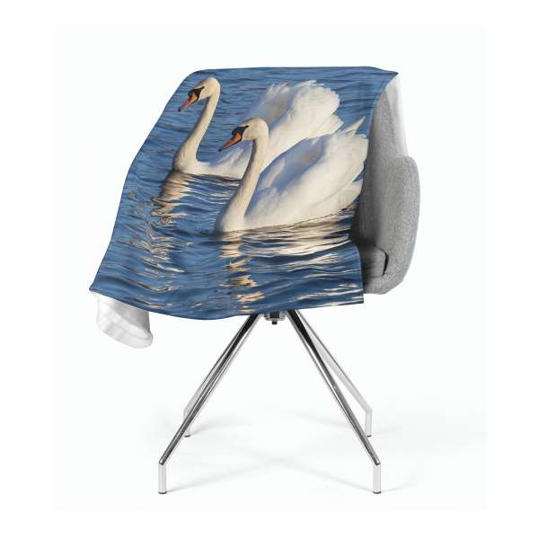 Couverture polaire : CYGNES BLANCS