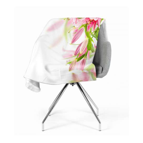 Couverture polaire : LYS ROSE