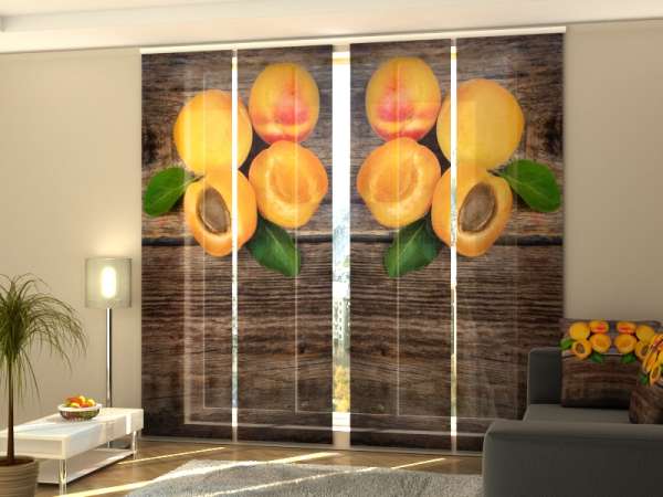 ideau coulissant (1-4 pcs.) : ABRICOT