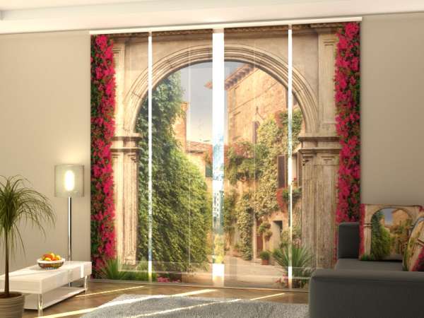 Rideau coulissant (1-4 pcs.) : VIEUX ARC