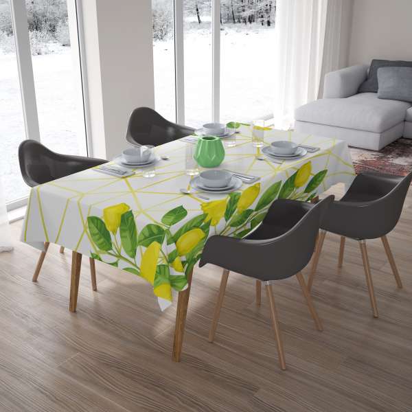 Nappe de table : CITRONS AVEC TRESS