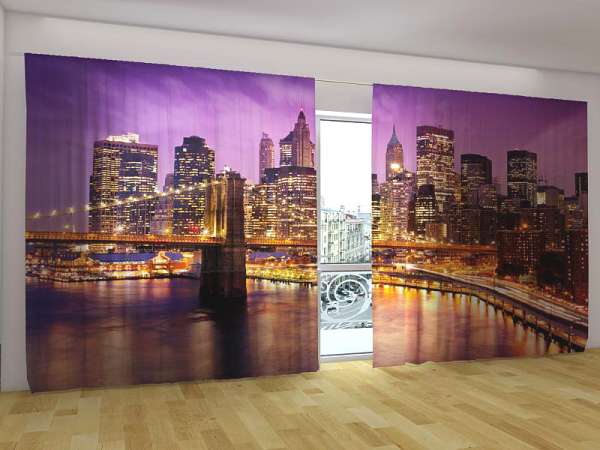 Rideau grand format : CIEL SUR MANHATTAN