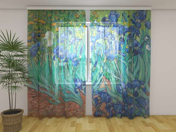 Rideau en mousseline : IRIS