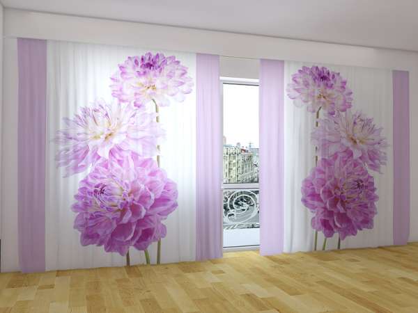 Rideau grand format : CHANCE EN VIOLET