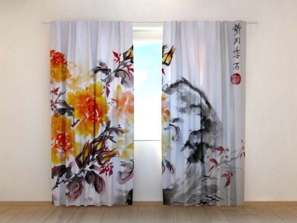 Rideau imprimé : IMAGE JAPONAISE