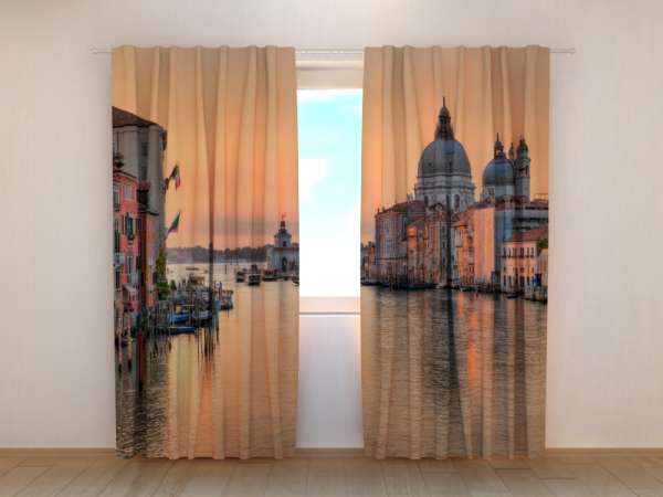 Rideau imprimé : COUCHER DE SOLEIL À VENISE