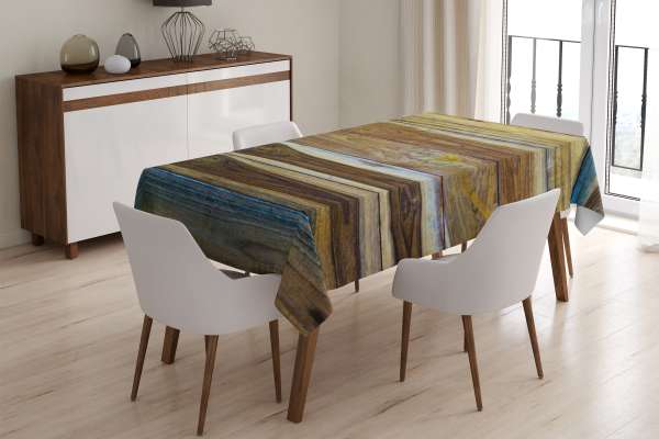 Nappe de table : COULEURS BOIS