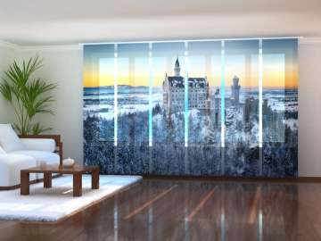 Rideau coulissant (1-6 pcs.) : CHÂTEAU DE NEUSCHWANSTEIN EN HIVER Rideau coulissant (1-6 pcs.) : CHÂTEAU DE NEUSCHWANSTEIN EN HIVER