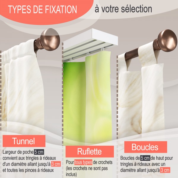 Rideau en mousseline : BELLE VIEILLE GRÈCE