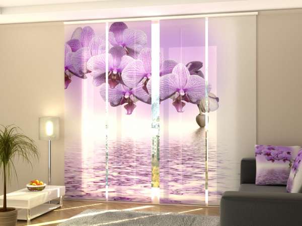 Rideau coulissant (1-4 pcs.) : BEAUTÉ VIOLET
