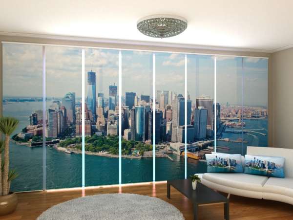 Rideau coulissant (1-8 pcs.) : PORT DE NEW-YORK
